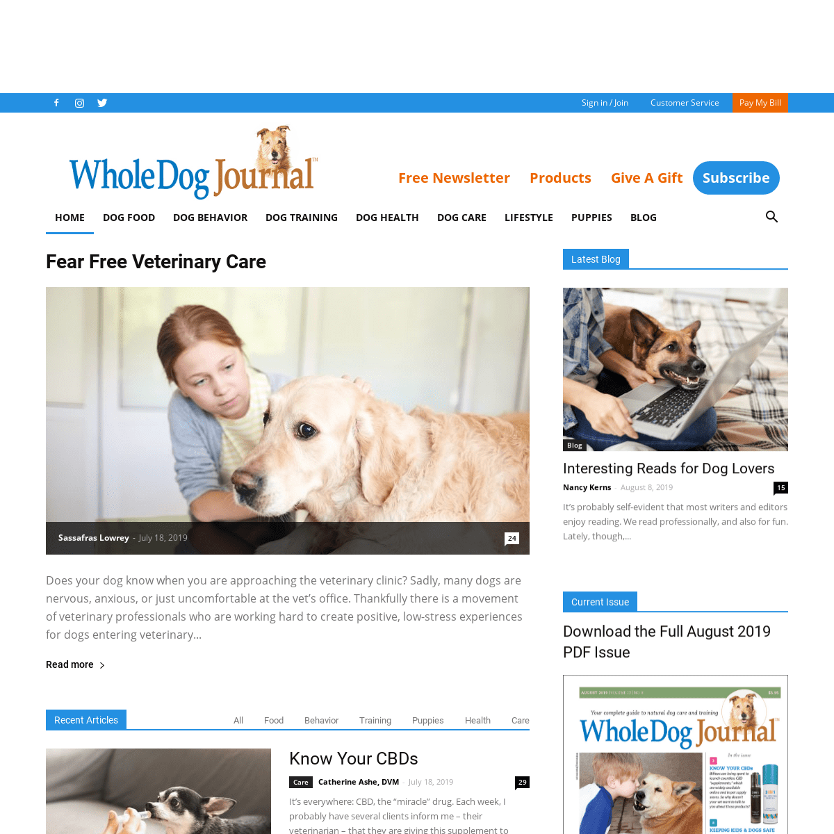 Home - Whole Dog Journal