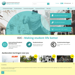 ISIC studentenkaart - International Student Identity Card