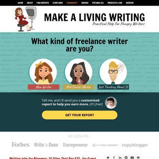 Make A Living Writing - Practical Help for Hungry Writers