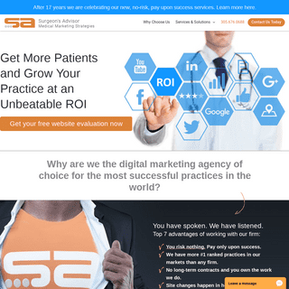 Plastic Surgery Marketing & Medical Web Design | Surgeon's Advisor