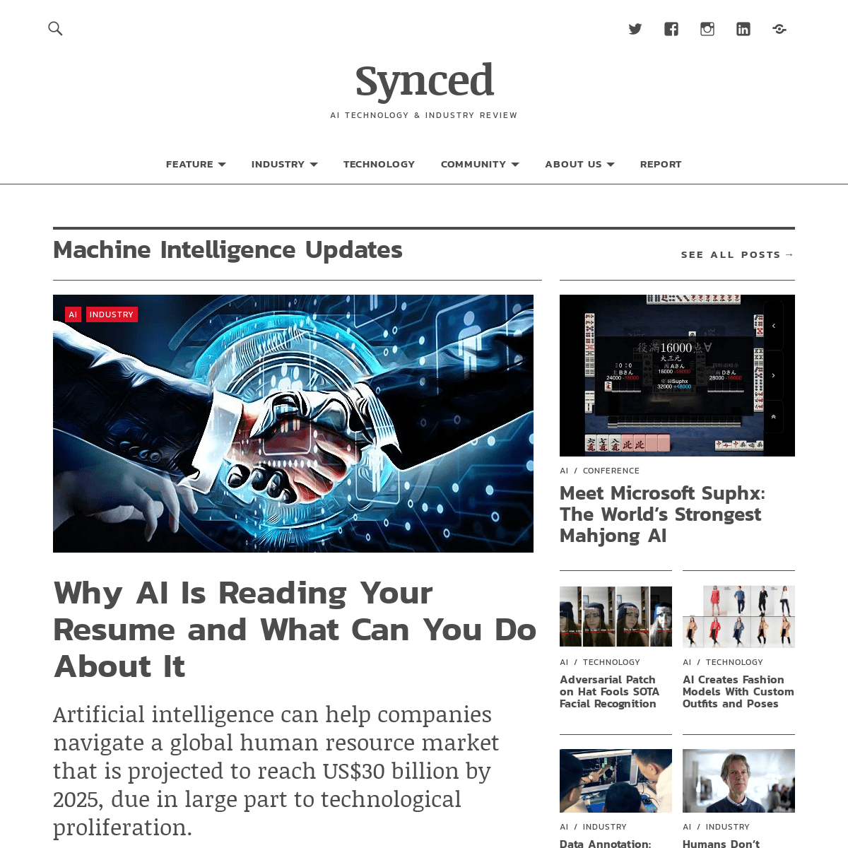 Synced | AI Technology & Industry Review