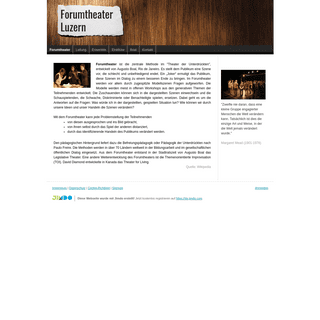 Forumtheater - forumtheater-luzerns Webseite!
