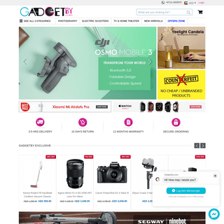 Best Online Shopping Sites in UAE for Electronics | Dubai Shop Online | Gadgetby.com