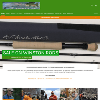 Murray's Fly Shop - Fly Fishing Equipment, Guide Service, Schools