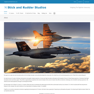 Stick and Rudder Studios – Delighting The FlightSim Community
