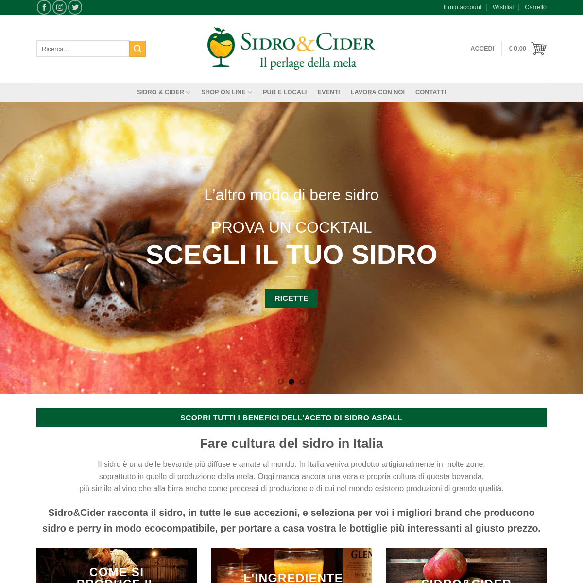 Sidro & Cider • Il perlage della mela