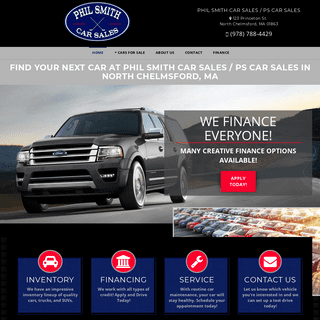  Phil Smith Car Sales / PS Car Sales – Car Dealer in North Chelmsford, MA 