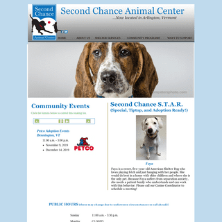 A complete backup of 2ndchanceanimalcenter.org