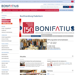 A complete backup of bonifatius-buchhandlung.de