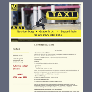 Taxi-Isenburg GmbH - Startseite