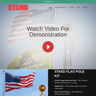 STAND â€“ Stand Flag Poles