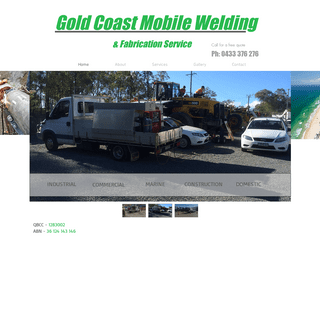 Gold Coast mobile welding home