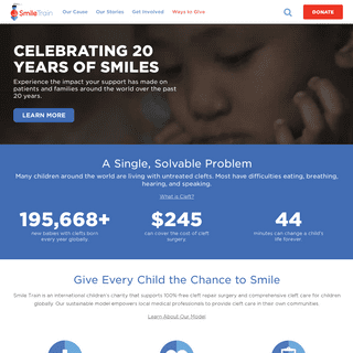 Smile Train | Cleft Lip and Palate Children's Charity