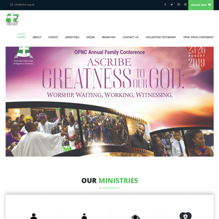 OFNC – Overseas Fellowship Of Nigerian Christians