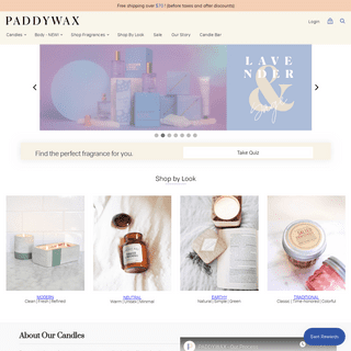 PADDYWAX: Light a candle. Slow down. Set the tone. — Paddywax