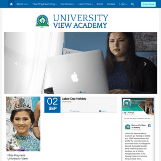 University View Academy | Louisiana K-12 Online School