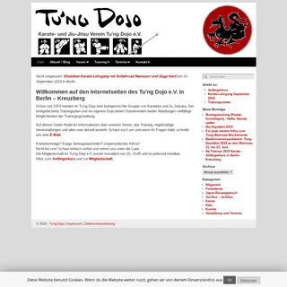 Tung Dojo – Karate- und Jiu-Jitsu Verein Tu'ng Dojo e.V.