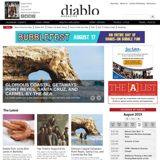 East Bay (San Francisco Bay Area) - Shopping, Restaurants, Travel - Diablo Magazine