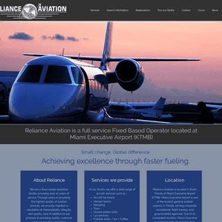Reliance Aviation | FBO | Miami