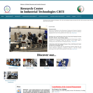 Research Center in Industrial Technology CRTI