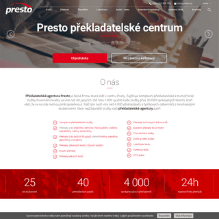 Překladatelská agentura PRESTO | Presto.cz