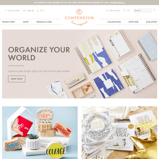 Live Inspired | Inspirational Gifts From Compendium Incorporated 