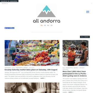 ALL ANDORRA • All Pyrenees: politics, business, tourism, society, science, education, sport