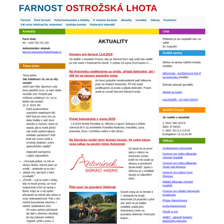 A complete backup of farnost-ostrozska-lhota.cz
