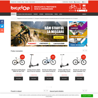 Biciclop - Magazin biciclete, trotinete si accesorii