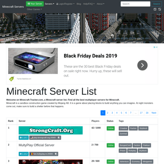 A complete backup of minecraft-tracker.com