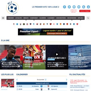 MaLigue2 - Le premier site d'actualité 100% Ligue 2
