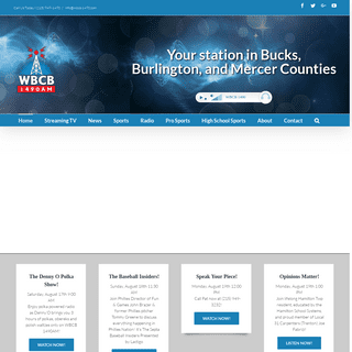 WBCB – Live sports and news coverage in Bucks, Burlington, and Mercer Counties