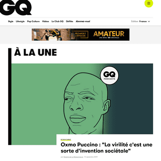 GQ France : mode, culture, beauté, lifestyle, Magazine homme