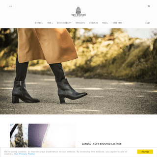 Ten Points official site for shoes and boots for women & men.