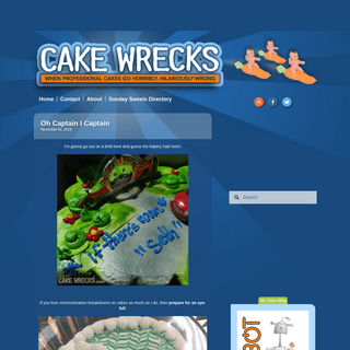 A complete backup of cakewrecks.com