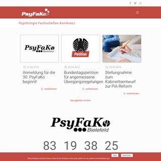 PsyFaKo – Psychologie Fachschaften Konferenz