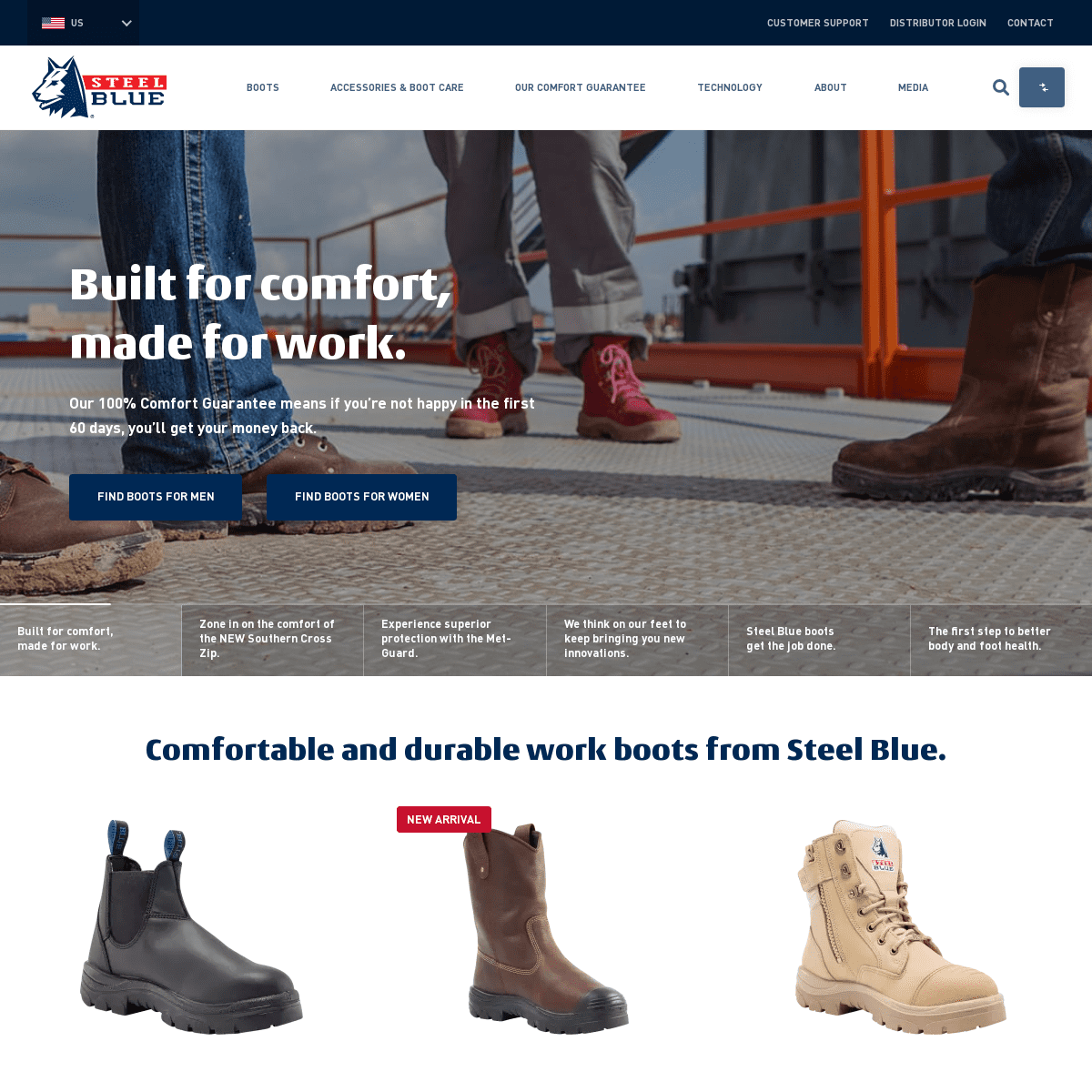 Steel Blue Work Boots Are 100% Comfort Guaranteed | Steel Blue USA