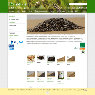 Bio Mehl und Bio Getreide - natÃ¼rlich gesund