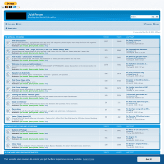 JVM Forum - Index page