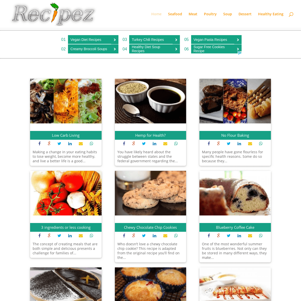 Recipez | Healthy Foods and Recipes