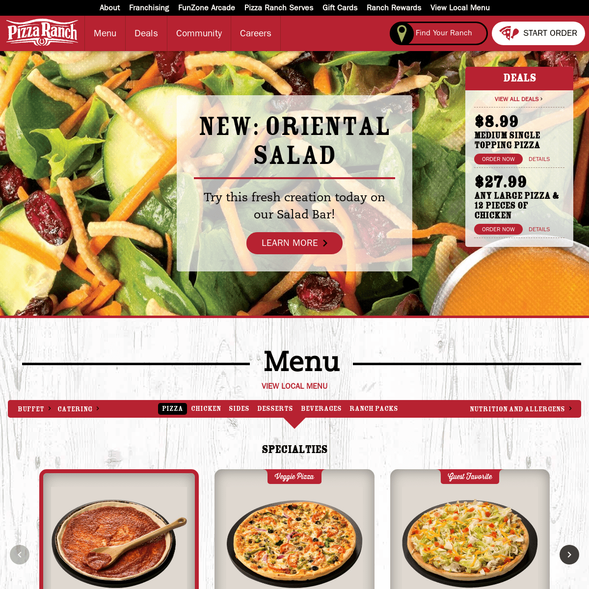 A complete backup of pizzaranch.com