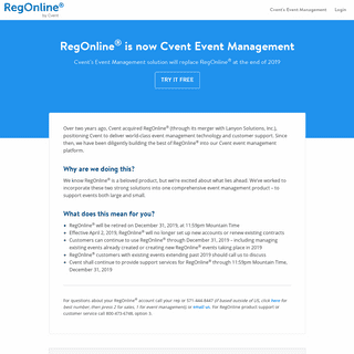 Regonline is now Cvent Event Management | Cvent