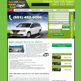 Airport Taxi MSP | Car Service | Cab Eagan Taxi Apple Valley