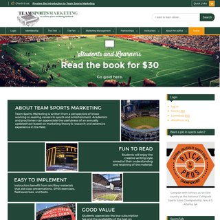 Team Sports Marketing – an online sports marketing textbook