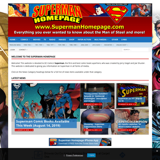 Superman Homepage – Everything you ever wanted to know about the Man of Steel… and more!
