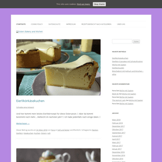 Sisters Bakery and Kitchen | Eine weitere WordPress-Website