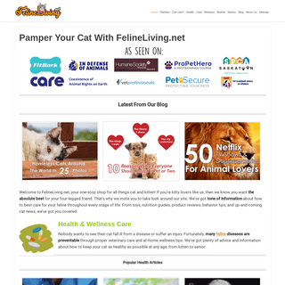 Pamper Your Cat With FelineLiving.net