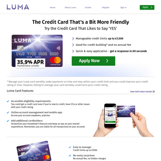 Luma – The Credit Card That’s a Bit More Friendly!
