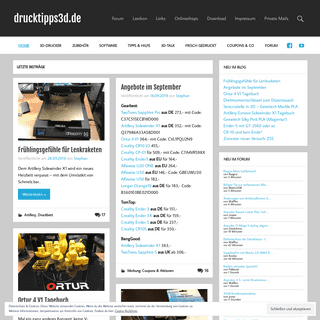 drucktipps3d.de – 3D-Drucker Hilfe, Tipps & Tests