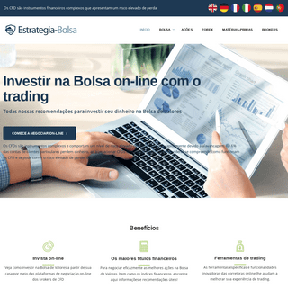 Investir na Bolsa on-line com o trading